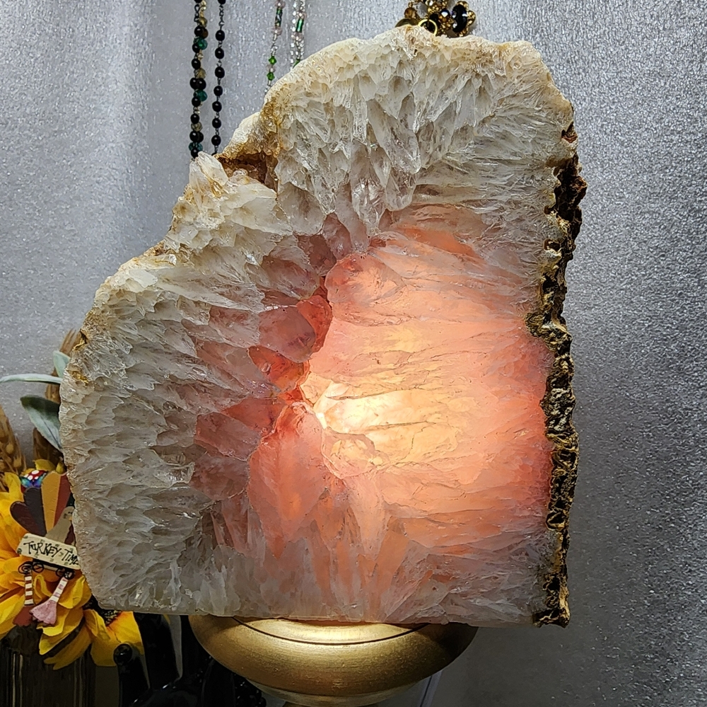 Quartz Crystal Geode Light - Picture 4 of 11